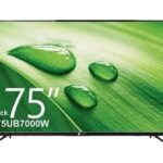 تلویزیون ام جی اس مدل G75UB7000W سایز 75اینچ هوشمند 4K