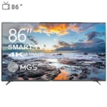 تلویزیون ام جی اس مدل S86UB9111W سایز 86اینچ هوشمند 4K